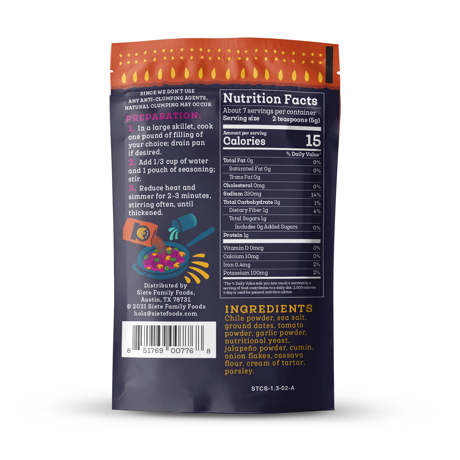 Siete Spicy Taco Seasoning, Siete Spicy Taco Seasoning