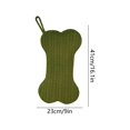 thumbnail image 3 of Dog Christmas Stocking, Knit Christmas Stocking for Dogs, Bone Shape Dog Stocking Christmas Large Pet Stockings Hanging Dog Christmas Stocking for Dogs Cats Pets, 3 of 6