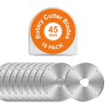 thumbnail image 1 of Cuchillas giratorias SSPONT de 45 mm para acolchado, 10 paquetes, 1 of 6