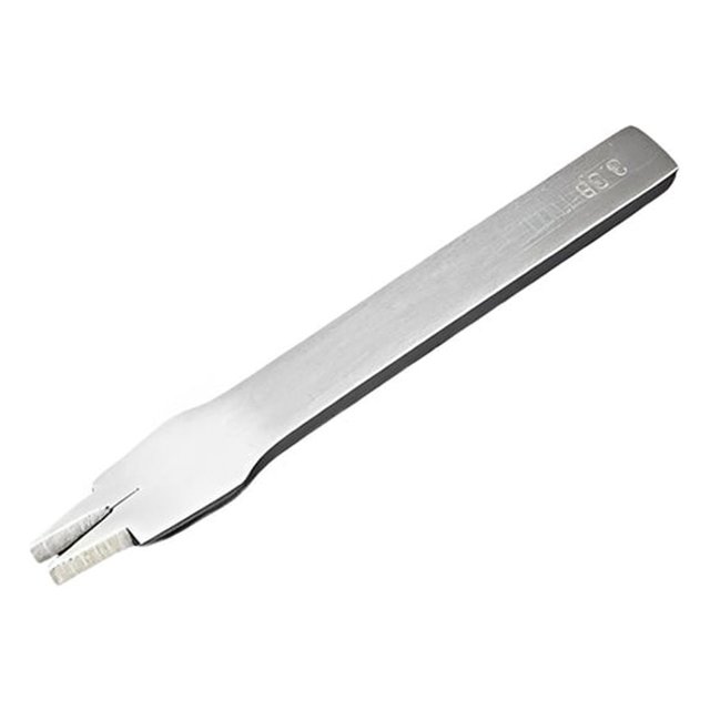 Riwesomey Herramienta de perforación de 3,38mm, herramientas de costura de agujeros de cuero hechas a mano, dispositivo de perforación manual, Kits y herramientas para tallar 2 dientes
