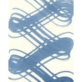 thumbnail image 2 of Lam, Vanna 20x24 White Modern Wood Framed Museum Art Print Titled - Macrame Blue I, 2 of 4