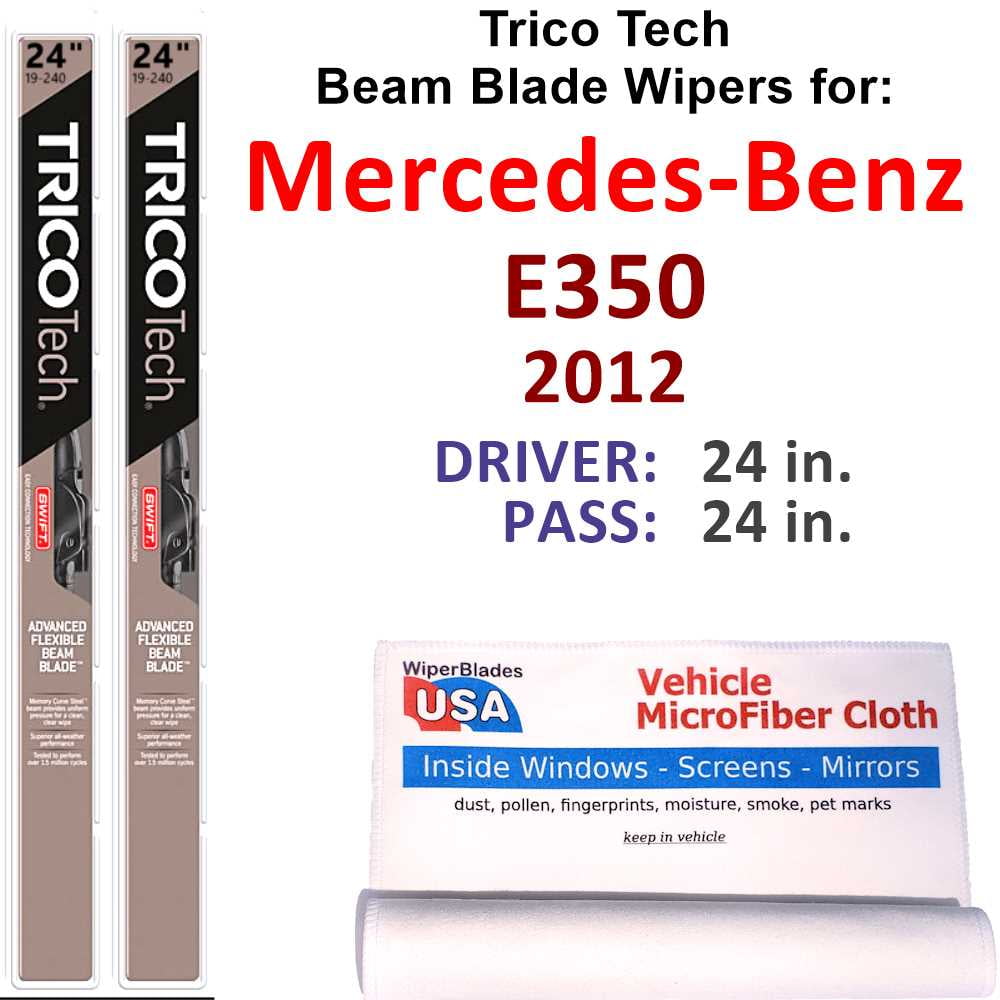 2012 MercedesBenz E350 Beam Blade Wipers (Set of 2)