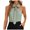 Green, variant on Women Blouse Tie-Neck Halter Sleeveless Shirt Slim Fit Top Off Shoulder Casual Pullover (White, S)
