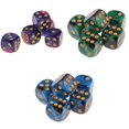 thumbnail image 1 of 15 Unids 16 Mm Opaco Seis Juegos De Dados Puntuales D6 D\u0026D RPG, 1 of 9