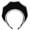 Black, variant on Yvsxxv 1Pc Red Medieval Elizabethan Crown Headband Hair Accessories
