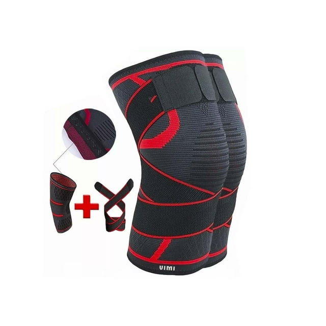 Par De Rodilleras Elasticas Deportivas Con Soporte