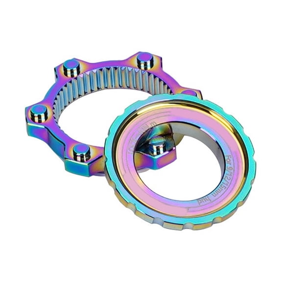 Bicycles Center Lock Adapter with Lock Rings 6 Bolt Disc Brake Rotor Adapter Hubs Spacer Cycling Part Enduring