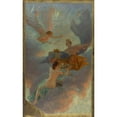 thumbnail image 2 of Henry Marius Camille Bouvet 13x18 Black Ornate Wood Framed Double Matted Museum Art Print Titled - The City of Asnieres and the Seine (1904), 2 of 5