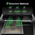 thumbnail image 3 of Detector de billetes falsos Aneken AL-139 UV MG IR con pantalla de 2,8", 3 of 7