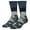 Dark Blue, variant on , Naruto Camo, Fun Graphic Print Crew Socks for Men & Women, Large