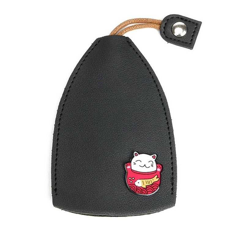JSNKJLMN Creative Pull Out Key Case PU Leather Key Pouch Cute