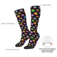 thumbnail image 5 of Bingfone Compression Socks for Women and Men Long Socks for Running Athletic Cycling Nurse-Lovely Planet, 5 of 8