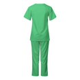 thumbnail image 3 of BDPORKAS Cozy Fit Womens Scrub Sets V Neck Medical Scrub Top and Classic Pants Nurse Uniform Modern Pocket Medical Scrubs Set, 3 of 3