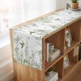 thumbnail image 6 of Table Runners 72 Inches Long Dress Scarves, Green Eucalyptus Leaves Farmhouse Kitchen Table Runner, Coffee Tablerunners, Birds Flowers Spring Watercolor Floral 14x72 Inch, 6 of 9