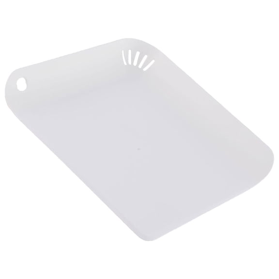 Yardwe White Plastic Cutting Board for Kitchen Use Non Slip Practical Household Chopping Board