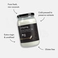 thumbnail image 3 of Solspring Biodynamic Organic Coconut Oil - Raw & Extra Virgin - Cold Pressed - Sourced from Demeter Certified Biodynamic Farms - Certified USDA Organic & Non-GMO - 32 fl oz (60 Servings), 3 of 5
