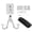 Black, variant on Premium Instant Lock Davits System 304 Stainless Steel Marine Hardware Quick Release Boat Snap Davits Set for Yachts Inflatable Dinghy With White Armrests