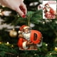 thumbnail image 1 of Adorno navideño plano con letras 2D para colgar en el árbol y el coche, 1 of 2