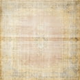 thumbnail image 1 of Ahgly Company Indoor Square Traditional Deep Peach Orange Persian Area Rugs, 6' Square, 1 of 6