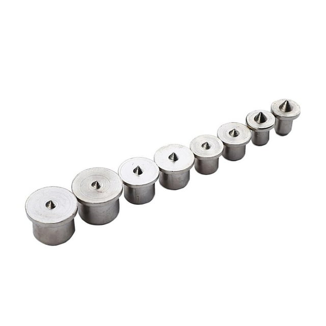 8 piezas huecas 6/8/10 / 12mm pasador puntos centrales de pasadores de para carpintería de bricolaje