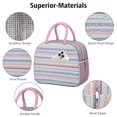 thumbnail image 4 of Obrewu Pioneer Flower Lunch Bag for Adult, Insulated, Leakproof, Oxford Cloth, 4 of 7