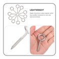 thumbnail image 3 of Shisuyan Eye Hooks Screw Eye Design 10Pcs 2.5In, 3 of 8