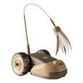 thumbnail image 2 of 3-in-1 Interactive Cat Toy - 2-Speed Automatic Moving Mouse Cat Toys Self Play with Hanging Feather String Ribbon and Wiggly Silicone Mice Tail for Bored Indoor Adult Cats Kittens, 2 of 8
