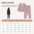 thumbnail image 4 of Hirioo Ladybugs 2 for Women's Pajama Sets 2 Piece Pjs Women's Long-Sleeved Pajama Set Button Down Sleepwear,S-XXL-X-Large, 4 of 7