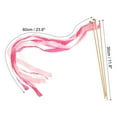 thumbnail image 2 of Unique Bargains Lace Silk Ribbon Fairy Sticks Wands for Wedding Party, Fuchsia/Pink 25 Pack, 2 of 5