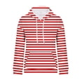 thumbnail image 5 of Goodtrade8 Stripe Womens Hoodies and Sweatshirts Tunic Pullover Sweatshirt Hooded Long Sleeve with Pocket Workout Casual Tops for Women, 5 of 5
