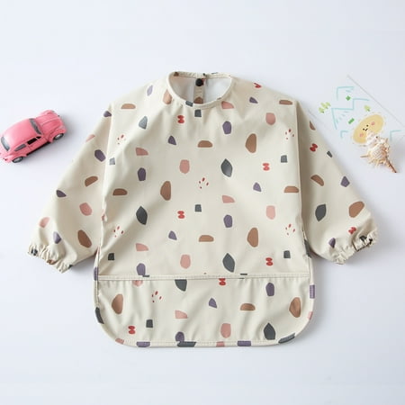 

DDWD Danish children‘s waterproof anti-dressing bib baby eating bib super soft waterproof baby bib anti-dirty feeding