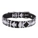 thumbnail image 2 of Collar de entrenamiento para perros con hebilla y correa para perro y gato con estampado suave (negro S), 2 of 5