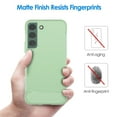 thumbnail image 5 of JETech Slim Fit Case for Samsung Galaxy S22+ / S22 Plus 5G 6.6-Inch, Thin Phone Cover with Shock-Absorption and Carbon Fiber Design (Green), 5 of 7