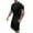 00 # Black, variant on REORIAFEE Men's Sets Casual Beach Summer Outfits 90s Themed Party Outfits Men's Set Round Neck Short Sleeve T-Shirt Elastic Waist Shorts Top Shorts Casual Sports Two Piece Set Black L