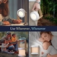thumbnail image 3 of Lámpara de linterna LED recargable, luz portátil multifuncional regulable de 2000 mAh, lámpara de noche para dormitorio, oficina, Camping, 3 of 5