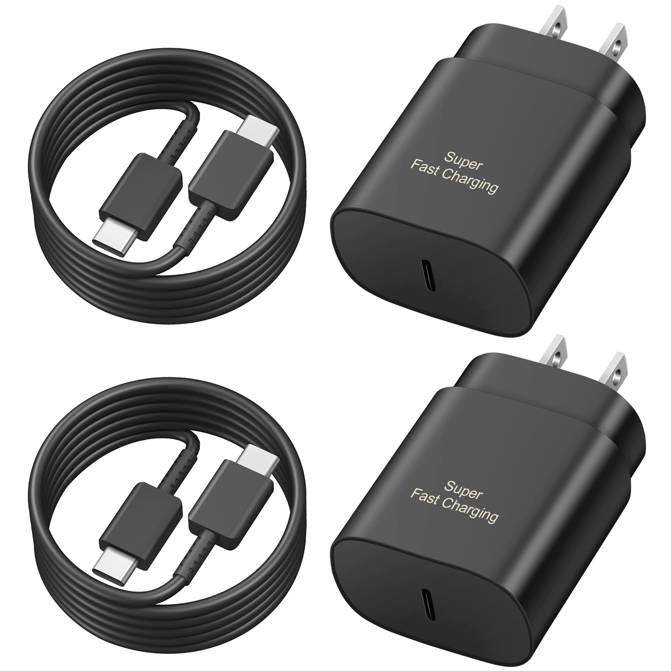 JUCDEKE 25W USB-C Fast Charger 2-Pack with 6ft Cable photo 1