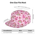 thumbnail image 6 of Fotbe Cute Flamingo Flat Bill Visor Cap Classic Snapback Hat Polyester Foam Trucker Hat Trucker Cap Adjustable Baseball Cap, 6 of 9