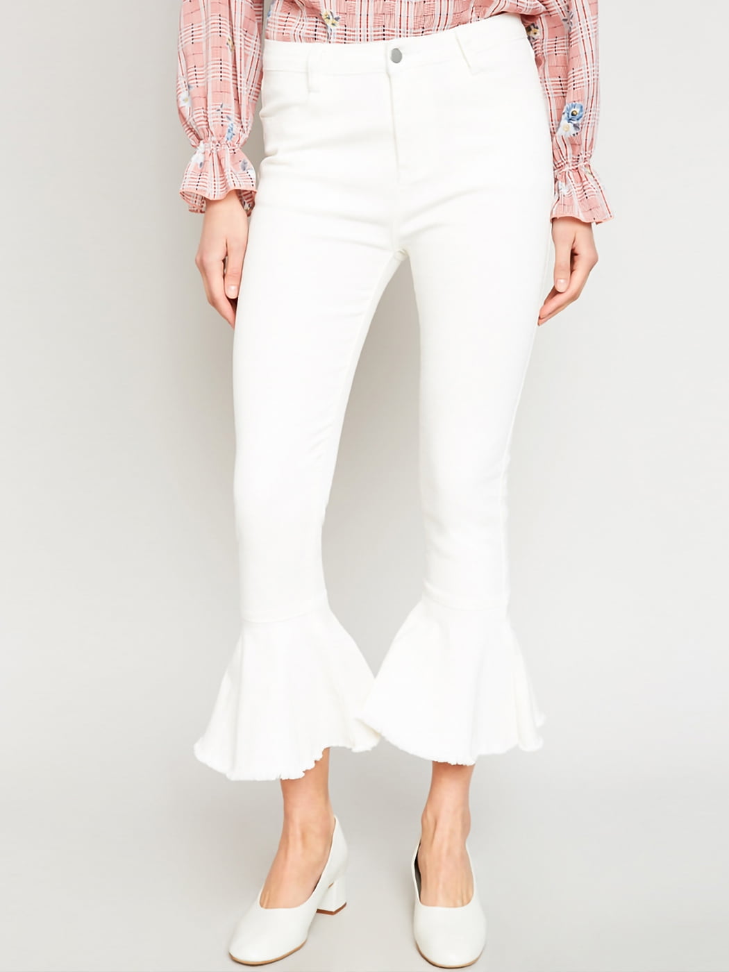 ripped flared pants