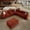 Orange, variant on 107" 6-Seat L-Shaped Modular Sectional Sofa - Storage Ottoman, Armrest Storage, Cup Holders & USB-C Charging