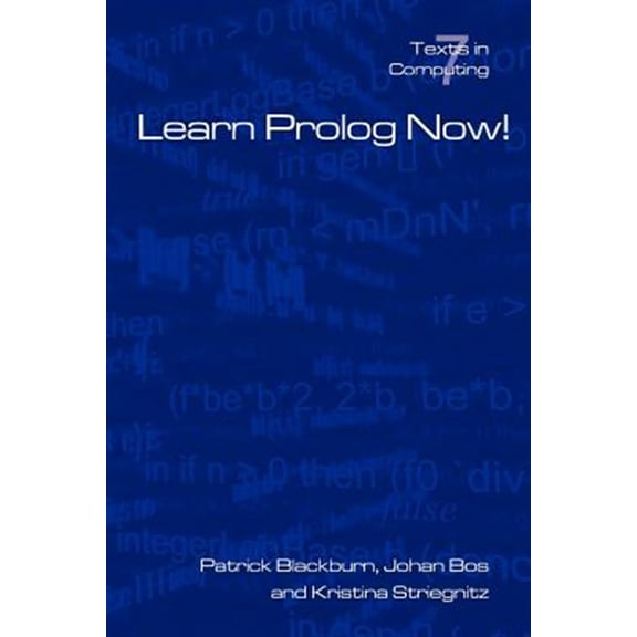 Pre-Owned Learn PROLOG Now! (Texts in Computing) Paperback