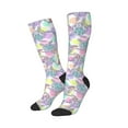 thumbnail image 2 of Fotbe Sea Turtles print Women's Men's Novelty Crew Socks Cotton Socks Knee High Socks for Walking,Running,Nurses,Pregnancy, 2 of 9