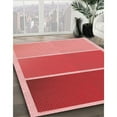 thumbnail image 3 of Ahgly Company Machine Washable Indoor Rectangle Transitional Red Area Rugs, 4' x 6', 3 of 7