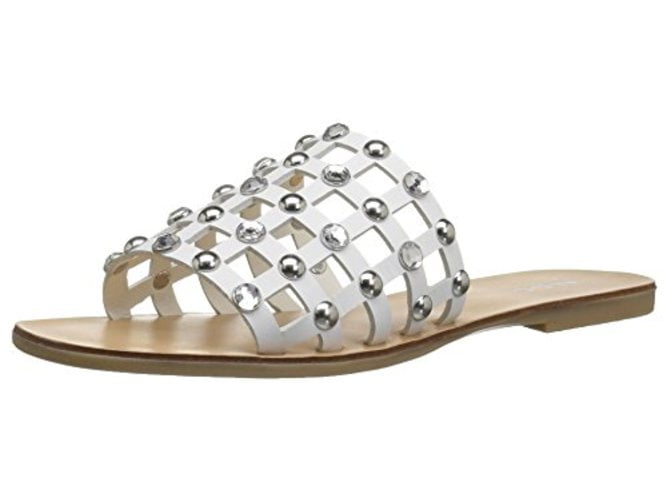 aldo rhinestone slides