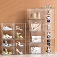 thumbnail image 3 of Estante de almacenamiento y organización de bolsas, compartimento para perfumes, vitrina para el hogar, a prueba de polvo, transparente, de lujo, famosa caja de almacenamiento de bolsas, 3 of 6
