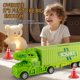thumbnail image 4 of Large dinosaur container car set Folding rail car Children's storage car toy ejection car Boy's birthday gift June 1 Children's, 4 of 4