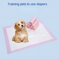 thumbnail image 2 of Thicken Reusable 3 Layers Pet Diaper Pad Quickdry Urine Nappy Waterproof Pee Mat for Cats Dog Diaper Deodorant Pet Supplies (1pc Blue,70X120 cm), 2 of 5
