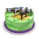 thumbnail image 3 of Decoset Horses Cake Topper Juego De 5 Piezas De Decoración Para Tartas Con 2 Caballos, Valla Y Árboles, Listo Para Usar Para Celebraciones De Cumpleaños Con Temática Equina, Apto Para Alimentos, 3 of 5
