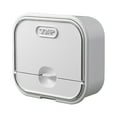 thumbnail image 1 of Agiferg Porte-Savon Mural Perforé Sans Drainage pour Toilette, Support de Savon pour Lessive, Porte-Savon Rabattable avec Couvercle, 1 of 2