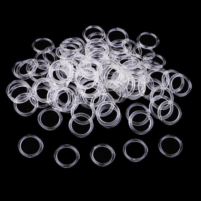 Ajustador Deslizante de Correa de de Lencería de 100 Piezas para Costura de Ropa Interior de Corsé 8 Mm 10 Mm Claro Baoblaze Ajustador de la correa del sujetador