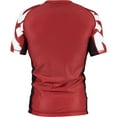 thumbnail image 2 of Scramble Baka Short Sleeve Rashguard - XL - Red/White, 2 of 3